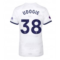 Dámy Fotbalový dres Tottenham Hotspur Destiny Udogie #38 2023-24 Domácí Krátký Rukáv